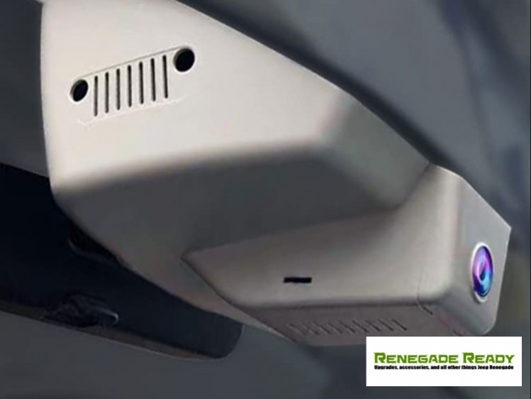 Jeep Renegade Integrated Dash Camera System Front + Rear Dual Camera